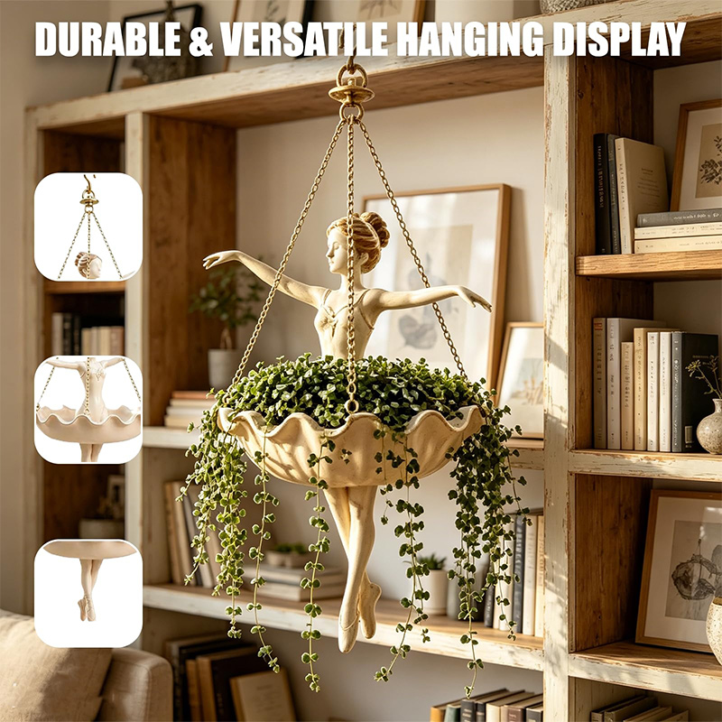 Spider Plant Hanging - Maceta Colgante con Forma de Bailarina,