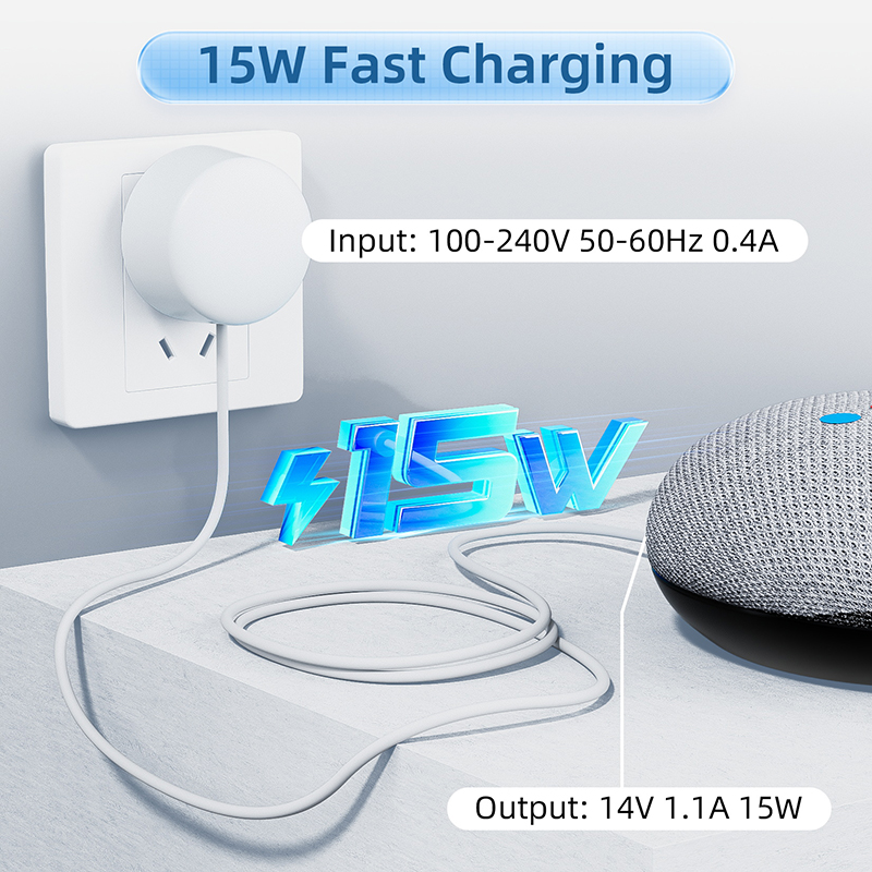 Cargador OEM de 15W para Googl - Google Speaker Nest Mini reseña y precio