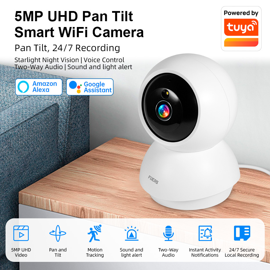 Cámara WiFi Fuers de 5MP, func - Eufy Camera E220 reseña y precio